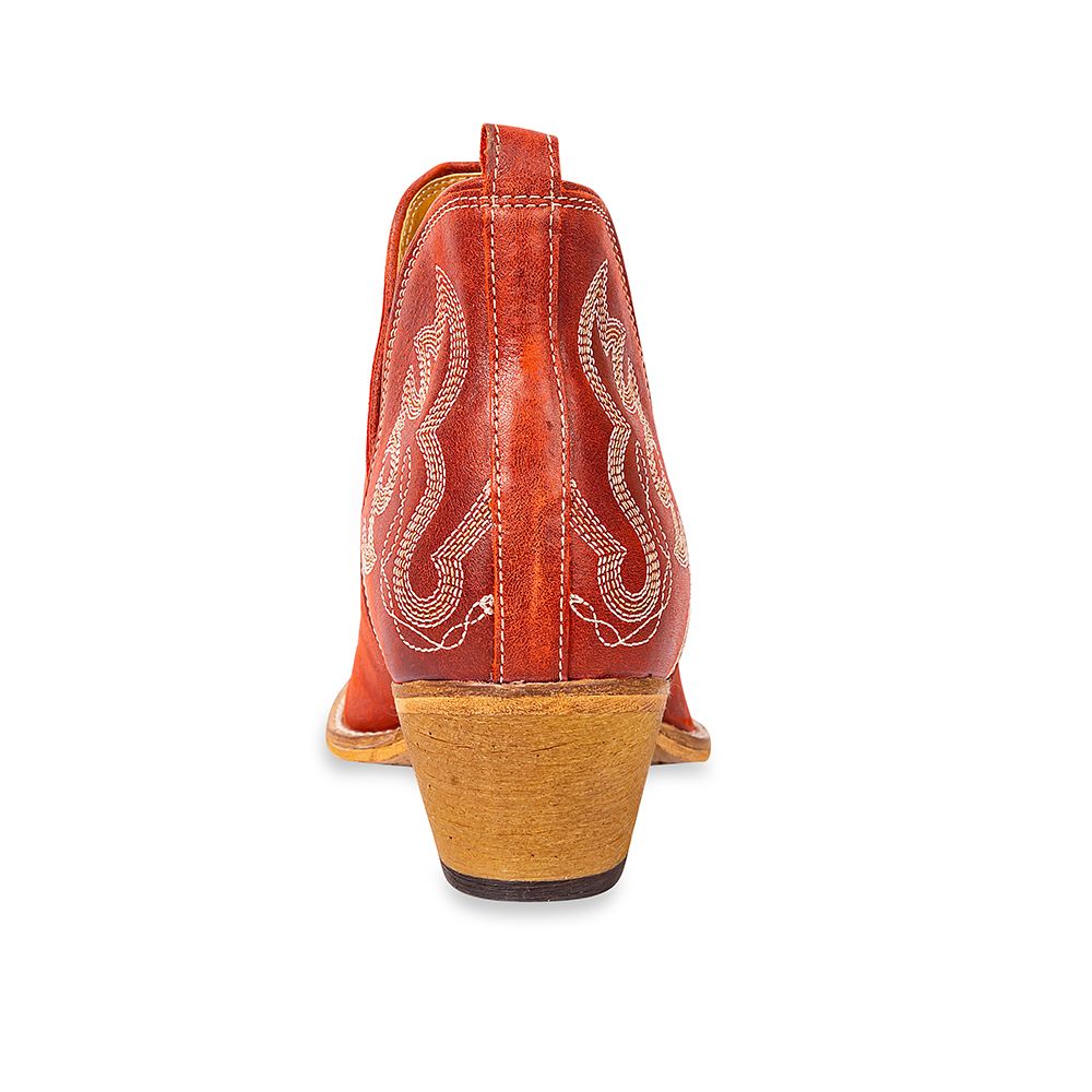 Maisie Boots in Red