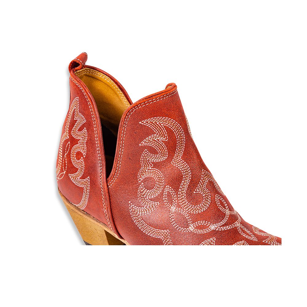 Maisie Boots in Red