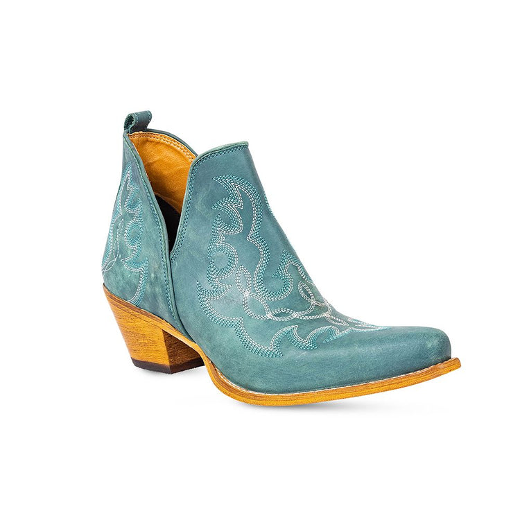 Maisie Boots in Turquoise