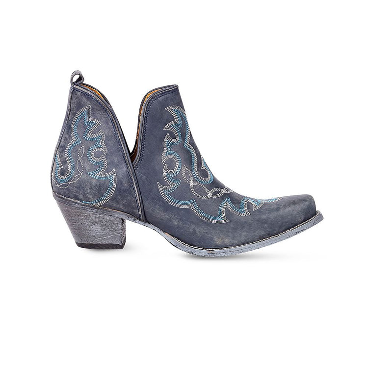 Maisie Boots in Dusty Blue