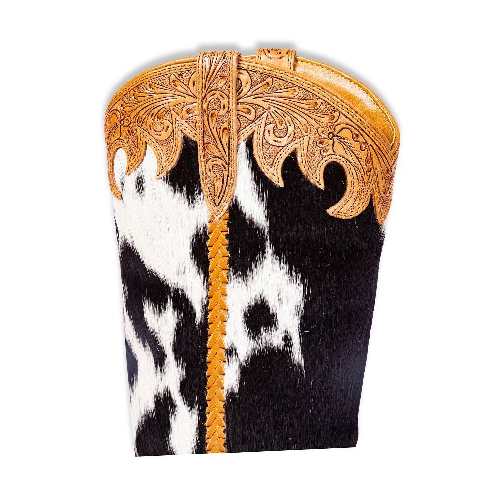 Adelaide Cowhide Hand-Tooled Boots