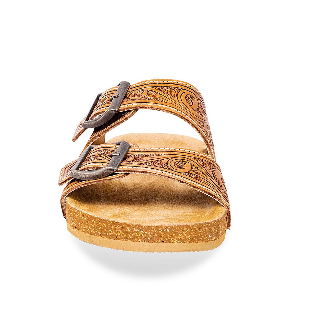 Darla Trail Hand-tooled Sandals