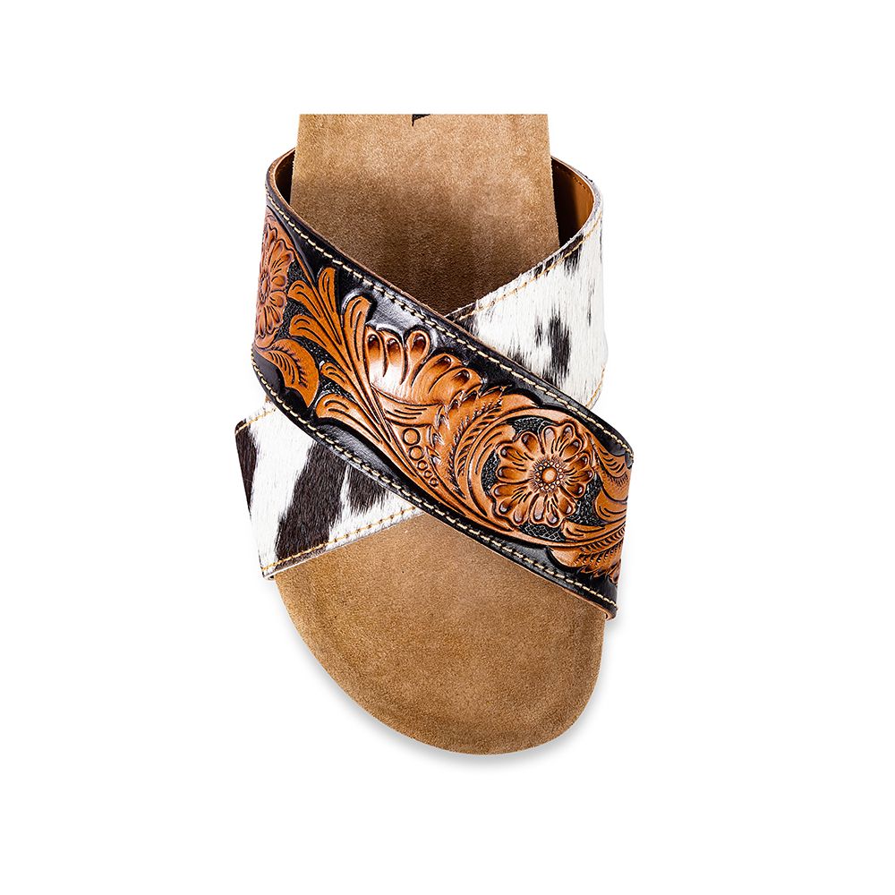 Nevada Hand-tooled Sandals