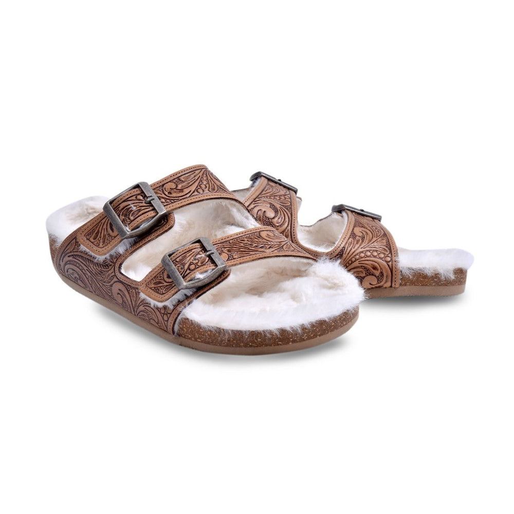 Trail Winder Fur Sandals