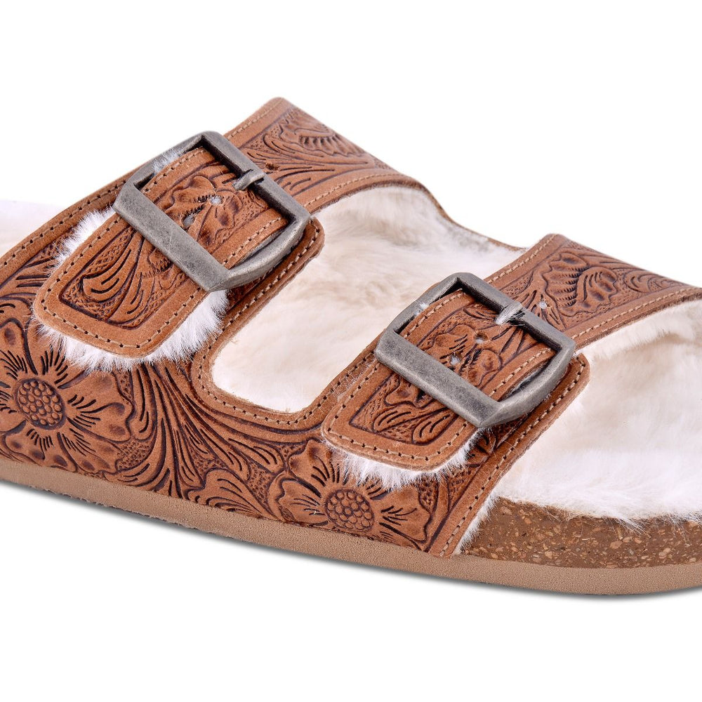 Prairie Winds Fur Sandals