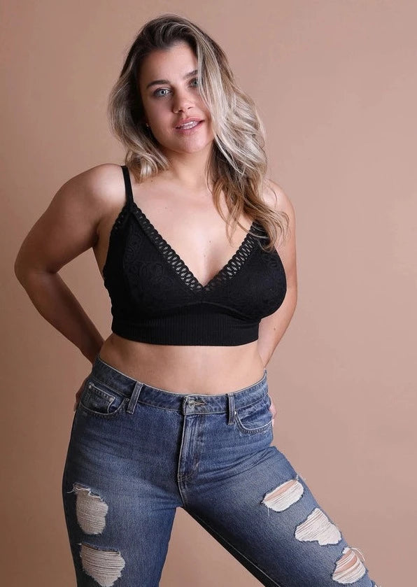 Blue Loop Lace Brami | Wild Dixie Boutique