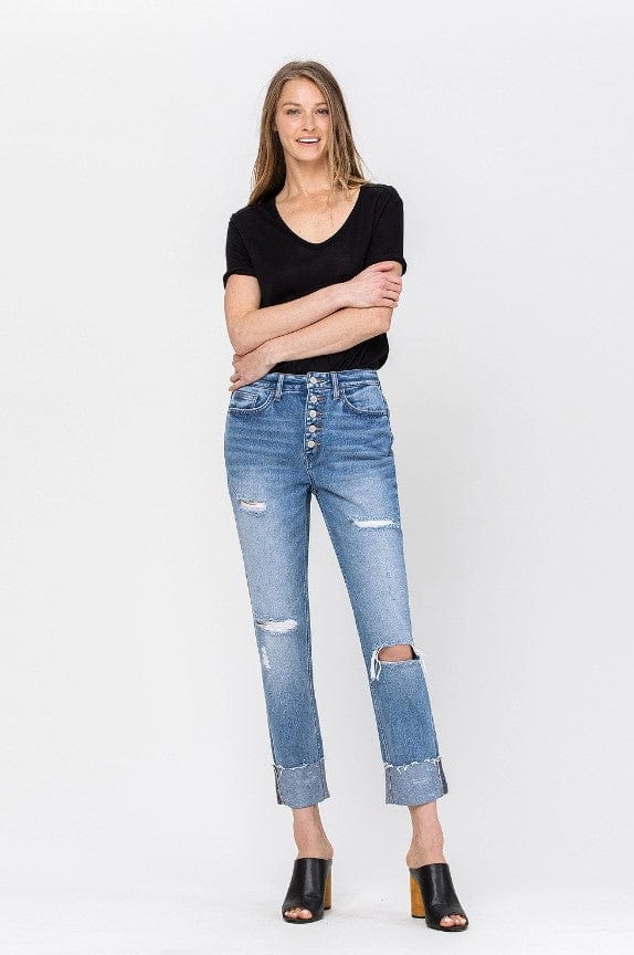 Boyfriend Jeans - Flying Monkey | Wild Dixie Boutique