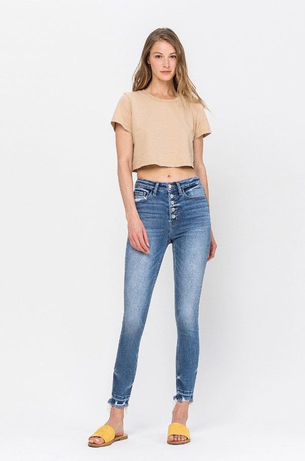 High Rise Skinny Jeans - Flying Monkey | Wild Dixie Boutique