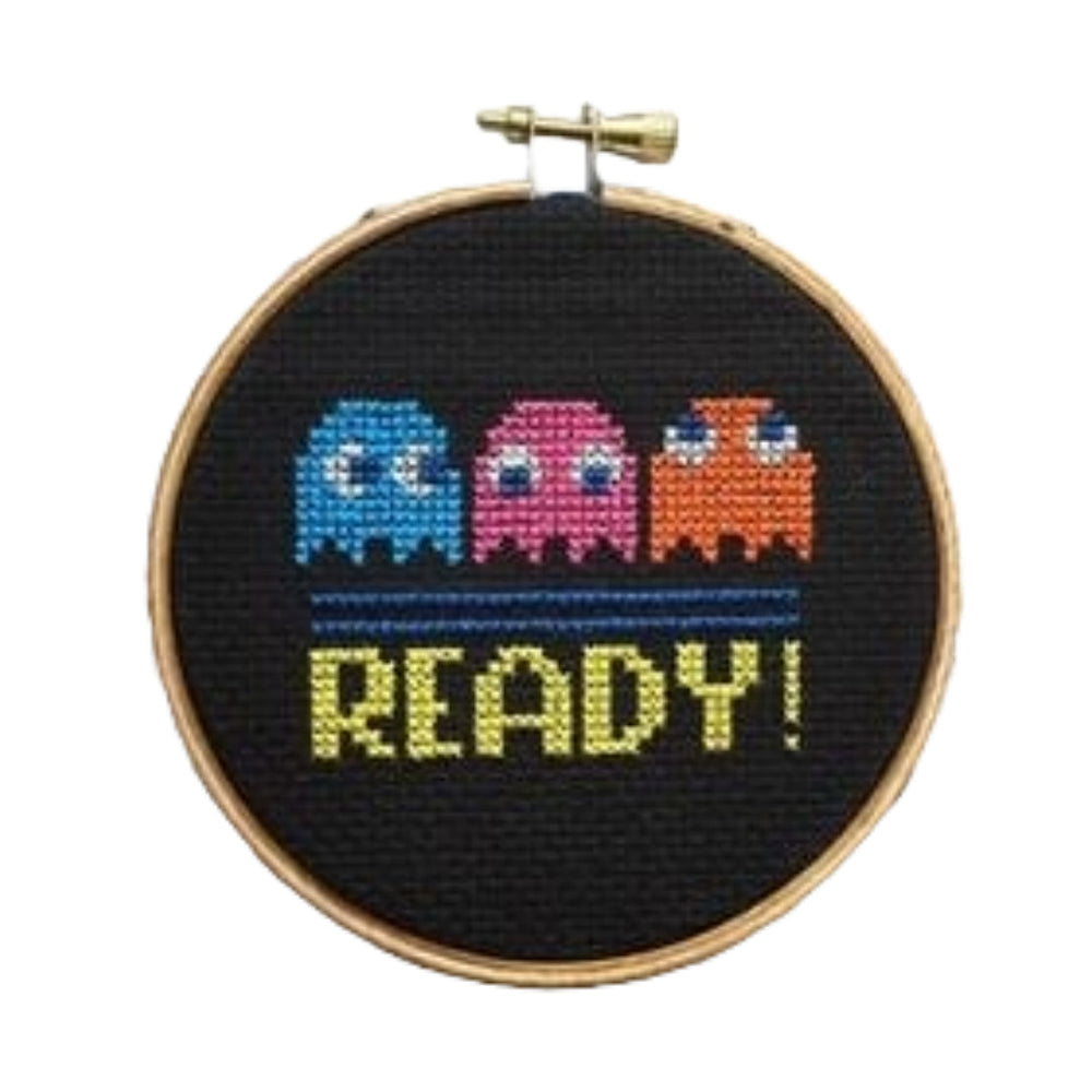 Pac Man Game Cross Stitch Kit | Wild Dixie Boutique