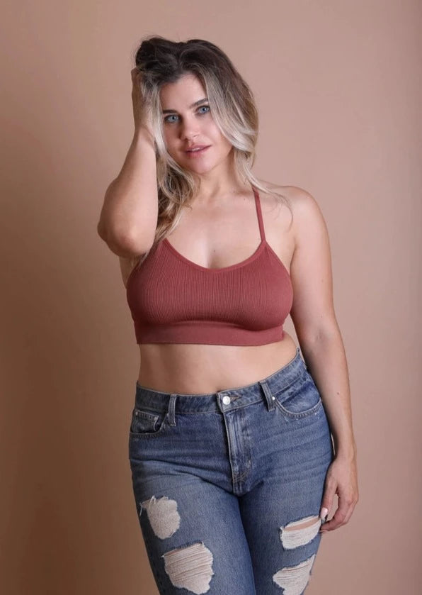 Rust Bohemian Tattoo Bralette | Wild Dixie Boutique