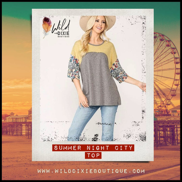 Summer Night City Top | Wild Dixie Boutique