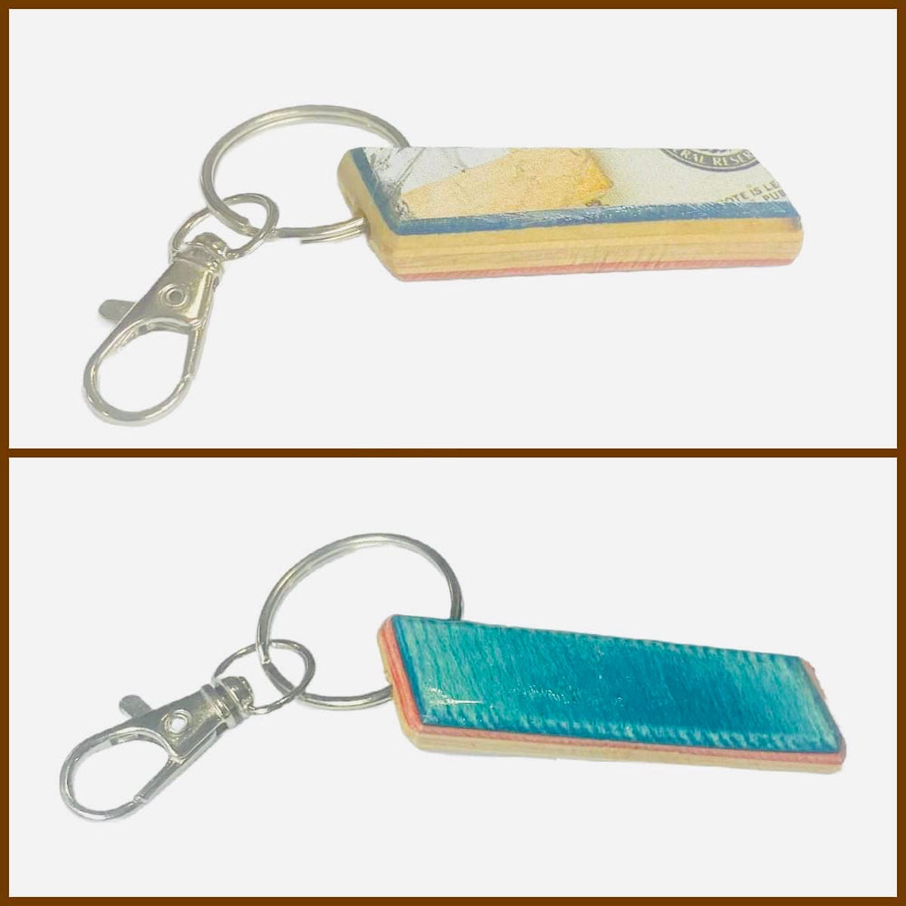 Upcycled Wood Skateboard Keychain | Wild Dixie Boutique