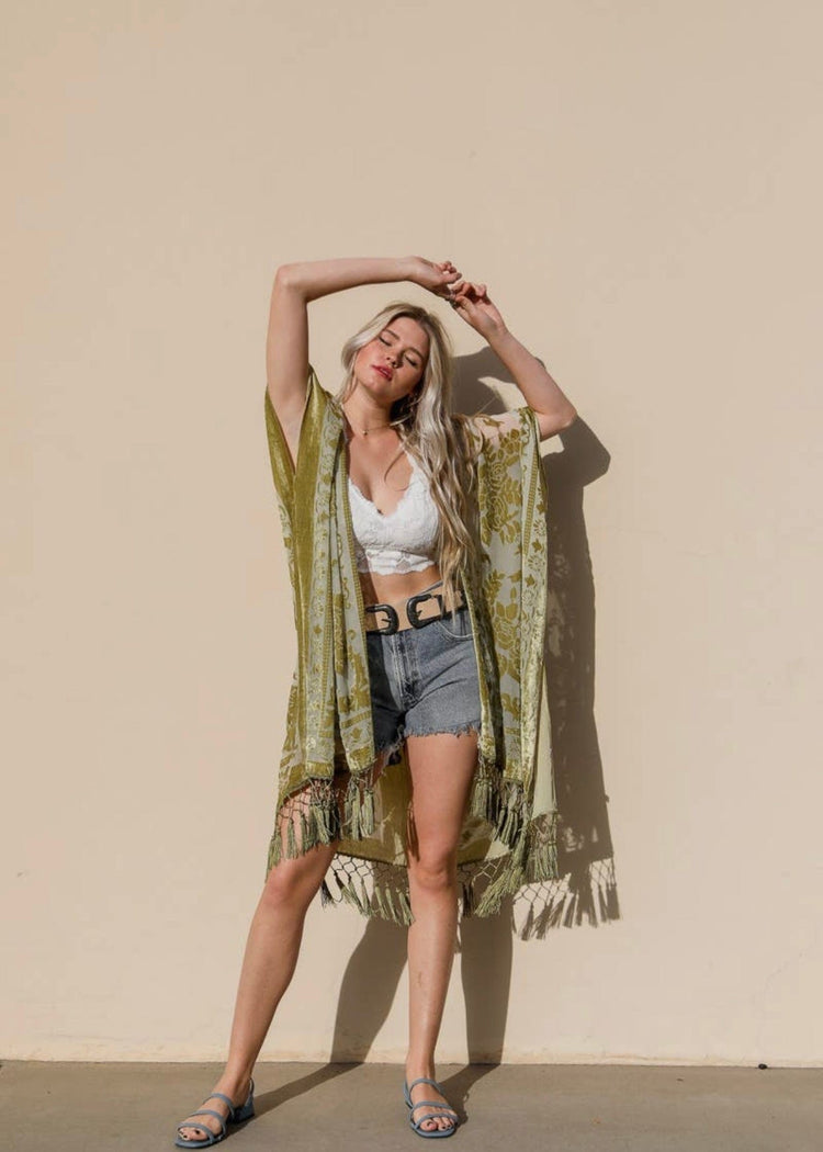 Velvet Dreams Kimono | Wild Dixie Boutique