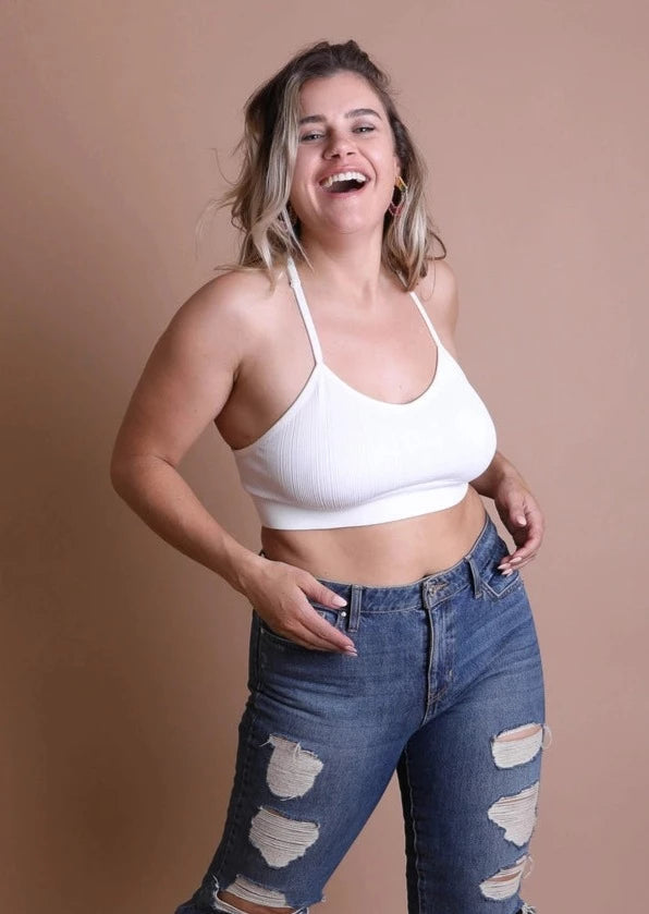 White Bohemian Tattoo Bralette | Wild Dixie Boutique