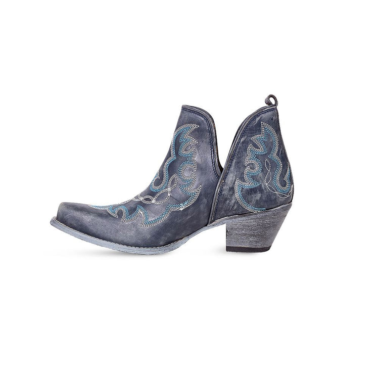 Maisie Boots in Dusty Blue