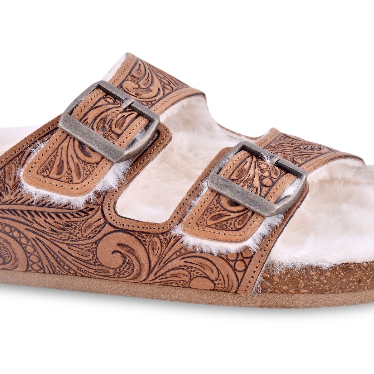 Trail Winder Fur Sandals