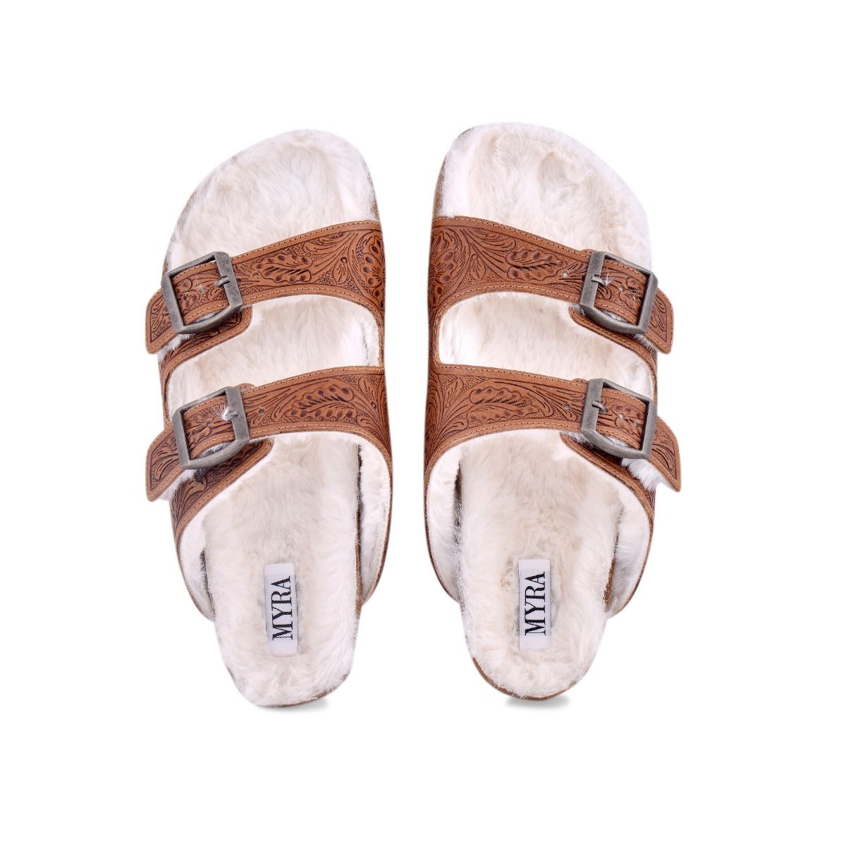 Prairie Winds Fur Sandals