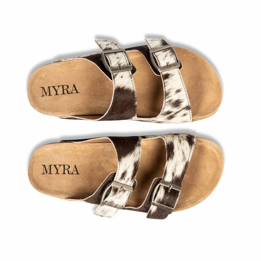 Lazy Days Cowhide Sandals