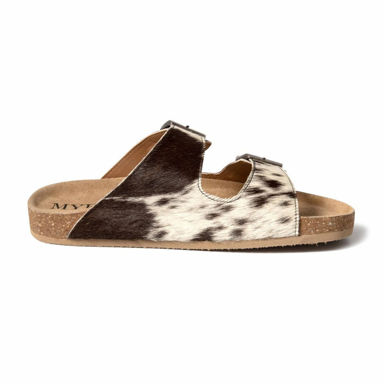 Lazy Days Cowhide Sandals