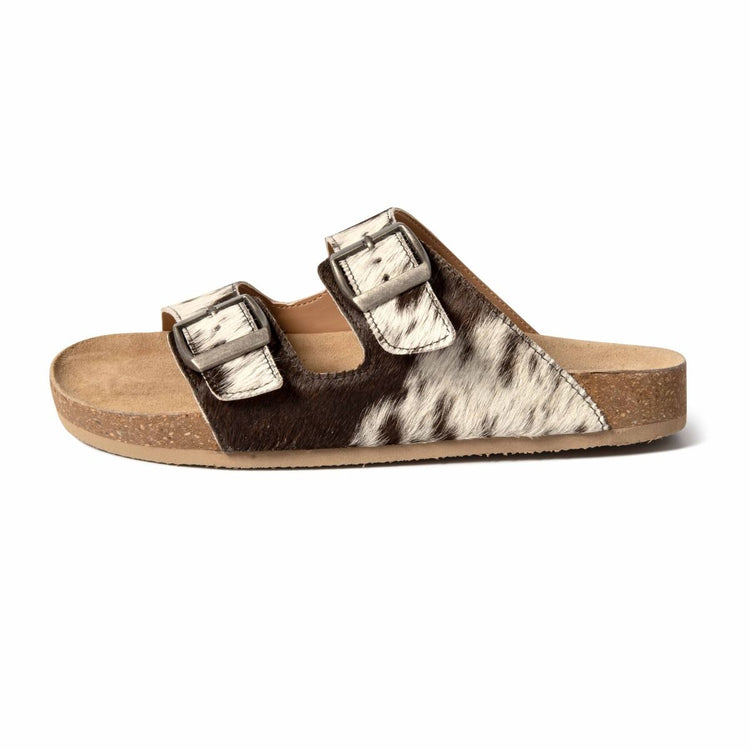 Lazy Days Cowhide Sandals