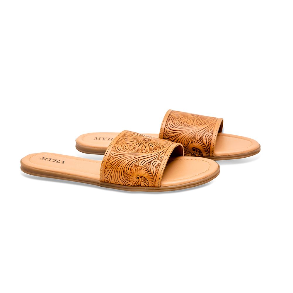 Wappal Hand-tooled Sandals