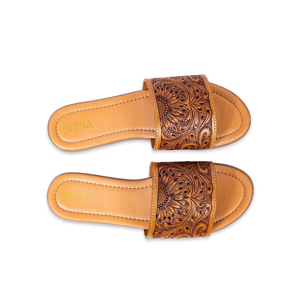 Willa Hand-tooled Sandals