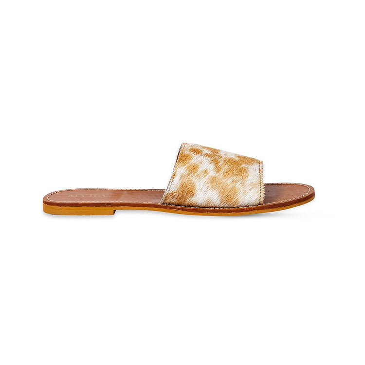 Kemma Brown Cowhide Sandals