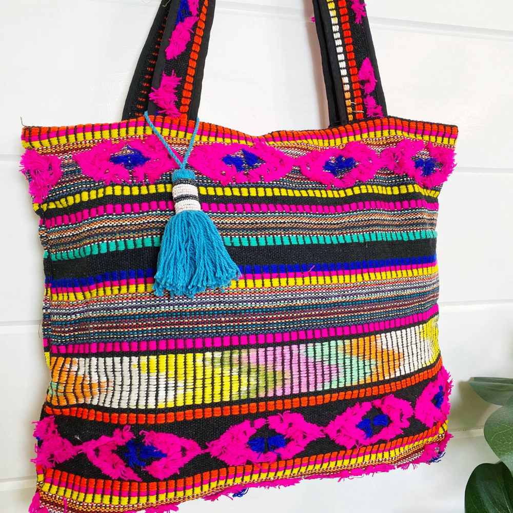 Roxy Embroidered Tapestry Bag