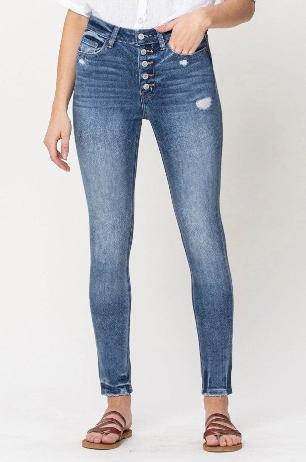 Ankle Skinny Jeans - Flying Monkey | Wild Dixie Boutique