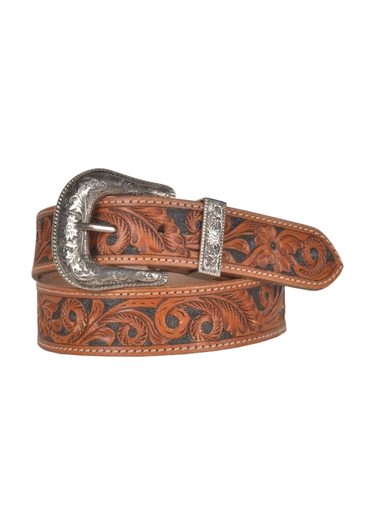 Floral Demure Leather Belt | Wild Dixie Boutique