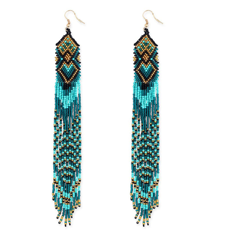 Jackson Station Beaded Earrings