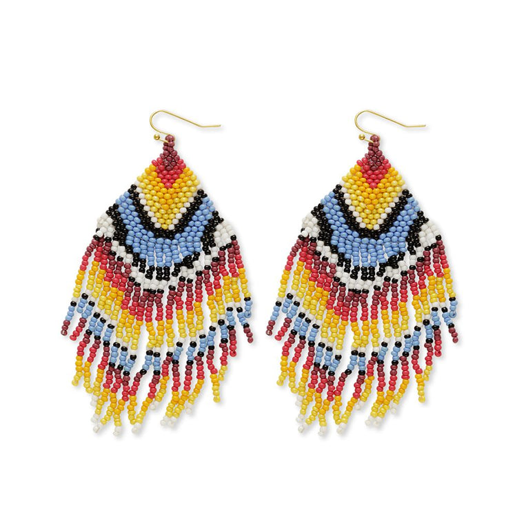 Watch You Burn Beaded Earrings