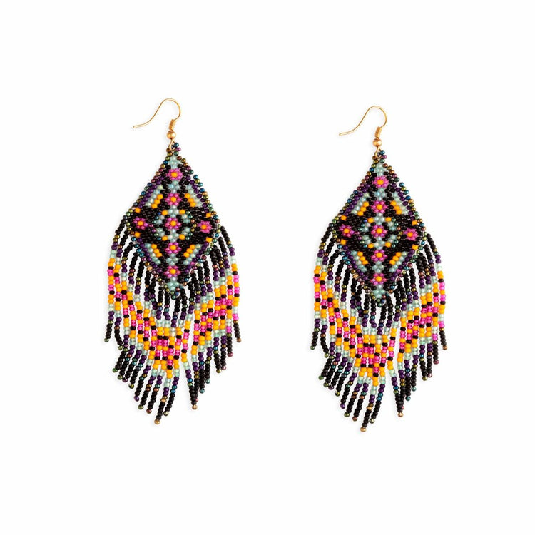 Dirt Road Nights Beaded Earrings