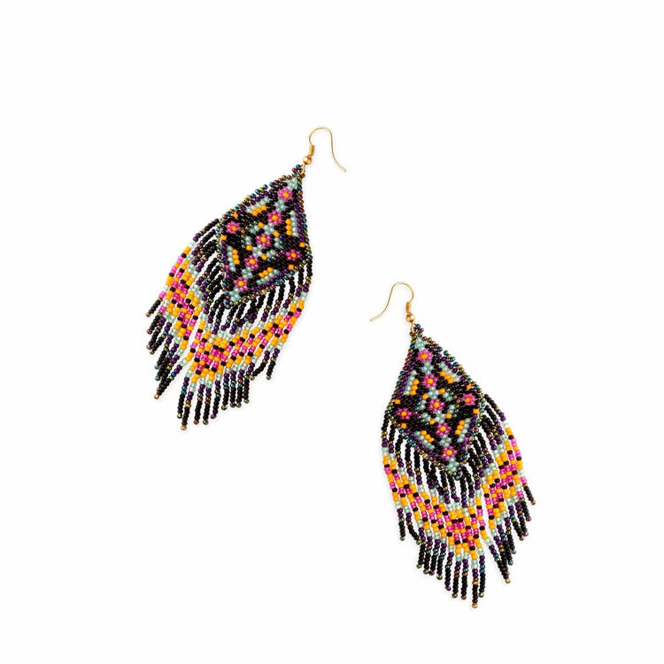 Dirt Road Nights Beaded Earrings